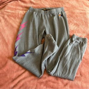 Aviator nation lightning bolt sweatpants